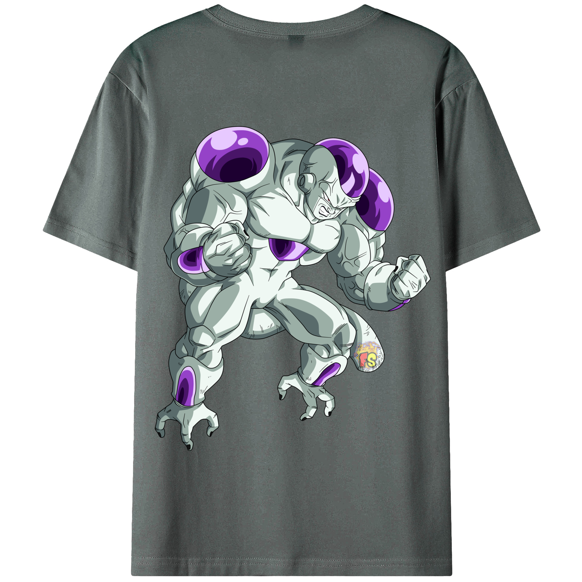 （画像用） ドラゴンボール フリーザ DRAGON BALL Frieza 綿100％半袖Tシャツ（背面プリント）